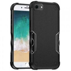 iPhone 17E / 16E / SE4 Exquisite Tough Shockproof Hybrid Case Cover - Black