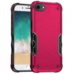 iPhone 17E / 16E / SE4 Exquisite Tough Shockproof Hybrid Case Cover - Hot Pink