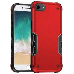 iPhone 17E / 16E / SE4 Exquisite Tough Shockproof Hybrid Case Cover - Red
