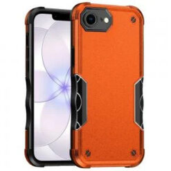 iPhone 16E (E edition) / SE4 (2025) Exquisite Tough Shockproof Hybrid Case Cover - Cosmic Orange