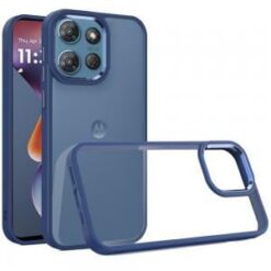Moto G 5G 2025/2026 - G Play 2026 - Finest Transparent Thick Acrylic Hybrid Metal Buttons Cover