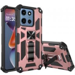 Moto G 5G 2025/2026 - G Play 2026 - Machine Design Hybrid with Kickstand - Rose Gold