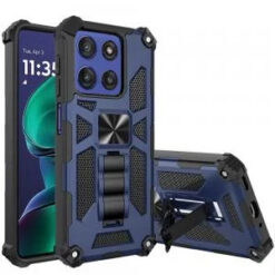 Moto G Stylus 5G 2026/2025 Machine Design Hybrid with Kickstand - Dark Blue