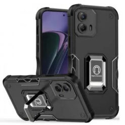 Motorola Moto G Stylus 5G 2024 OPTIMUM Magnetic Ring Stand Hybrid Case Cover - Black