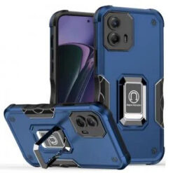 Motorola Moto G Stylus 5G 2024 OPTIMUM Magnetic Ring Stand Hybrid Case Cover - Blue