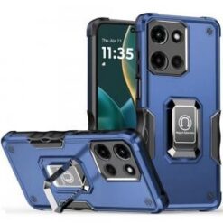 Moto G Stylus 5G 2026/2025 OPTIMUM Magnetic Ring Stand Hybrid Case Cover - Blue