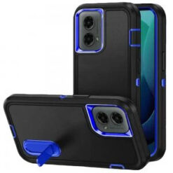 Motorola Moto G 5G 2024 PEAK 3in1 Toughest Hybrid with Stand Cover Case - Black/Blue