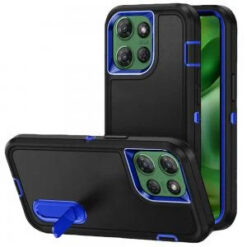 Moto G Power 2026/2025 PEAK 3in1 Toughest Hybrid with Stand Cover Case - Black/Blue