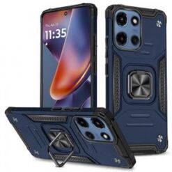 Moto G 5G 2025/2026 - G Play 2026 - Robust Magnetic Kickstand Hybrid Case Cover - Blue