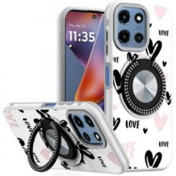 Moto G 5G 2025/2026 - G Play 2026 - Metal Diamond CD Pattern Design Matte Finished Hybrid with R
