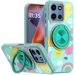 Moto G 5G 2025/2026 - G Play 2026 - Metal Diamond CD Pattern Design Matte Finished Hybrid with R