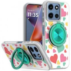 Moto G 5G 2025/2026 - G Play 2026 - Metal Diamond CD Pattern Design Matte Finished Hybrid with R