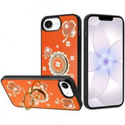 iPhone 16E (E edition) / SE4 (2025) SPLENDID Diamond Glitter Ornaments Engraving Case Cover - Go