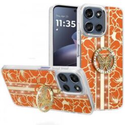 Moto G 5G 2025/2026 / G PLAY 2026 Splendid Floral Designs with Metal Camera and Buttons with But