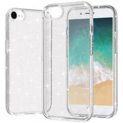 iPhone 17E / 16E / SE4 Glitter Ultra Thick 3mm Transparent Hybrid - Clear