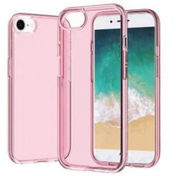 iPhone 17E / 16E / SE4 Sturdy Ultra Thick 3mm Transparent Hybrid - Pink