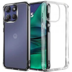Moto G Stylus 5G 2026/2025 PURE CRYSTAL Transparent Thick 2.0mm ShockProof Chromed Buttons Case