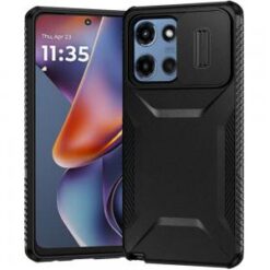 Moto G 5G 2025/2026 - G Play 2026 - Ultimate U Design Hybrid with Camera Window Covering - Black