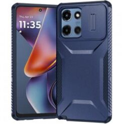Moto G 5G 2025/2026 - G Play 2026 - Ultimate U Design Hybrid with Camera Window Covering - Dark