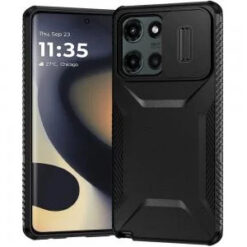 Motorola Edge 2025 Ultimate U Design Hybrid with Camera Window Covering - Black
