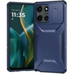 Moto G Stylus 5G 2026/2025 Ultimate U Design Hybrid with Camera Window Covering - Blue