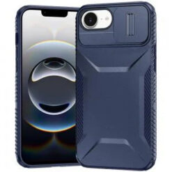 iPhone 17E / 16E / SE4 Ultimate U Design Hybrid with Camera Window Covering - Dark Blue