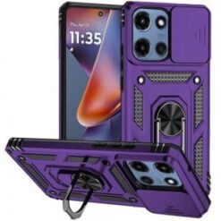 Moto G 5G 2025/2026 - G Play 2026 - Well Protective Magentic Ring Stand Camera Protective Cover