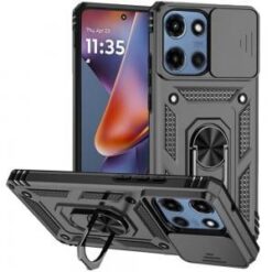 Moto G 5G 2025/2026 - G Play 2026 - Well Protective Magentic Ring Stand Camera Protective Cover