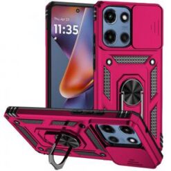 Moto G 5G 2025/2026 - G Play 2026 - Well Protective Magentic Ring Stand Camera Protective Cover