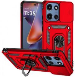 Moto G 5G 2025/2026 - G Play 2026 - Well Protective Magentic Ring Stand Camera Protective Cover