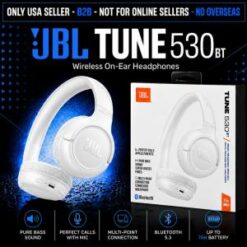 JBL 530BT BLUETOOTH EARBUDS - WHITE