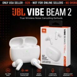 JBL VIBE BEAM 2 (TWS EARBUDS) (ANC/TWS/BT / WHITE) - (WHITE)