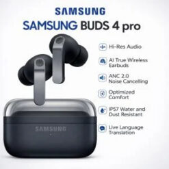 Samsung Galaxy Buds 4 Pro AI True Wireless Bluetooth Earbuds with Hi Res Audio and ANC - BLACK (ROOM